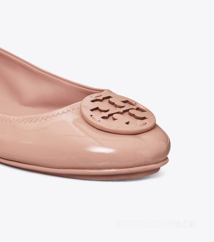 Minnie 旅行芭蕾平底鞋 粉紫色