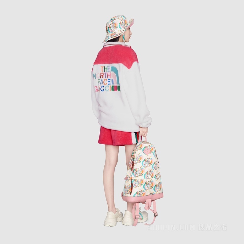 The North Face x Gucci联名系列卫衣 米白色