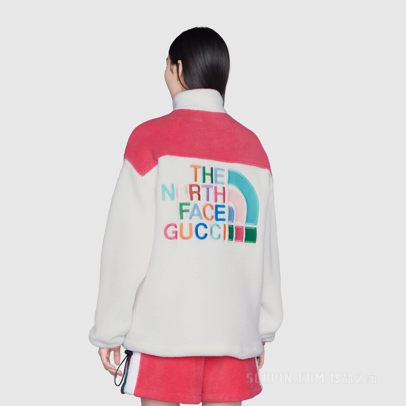 The North Face x Gucci联名系列卫衣 米白色