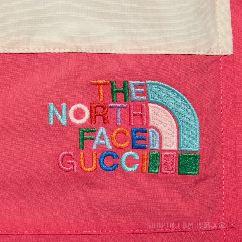 The North Face x Gucci联名系列棉质长裤 白色