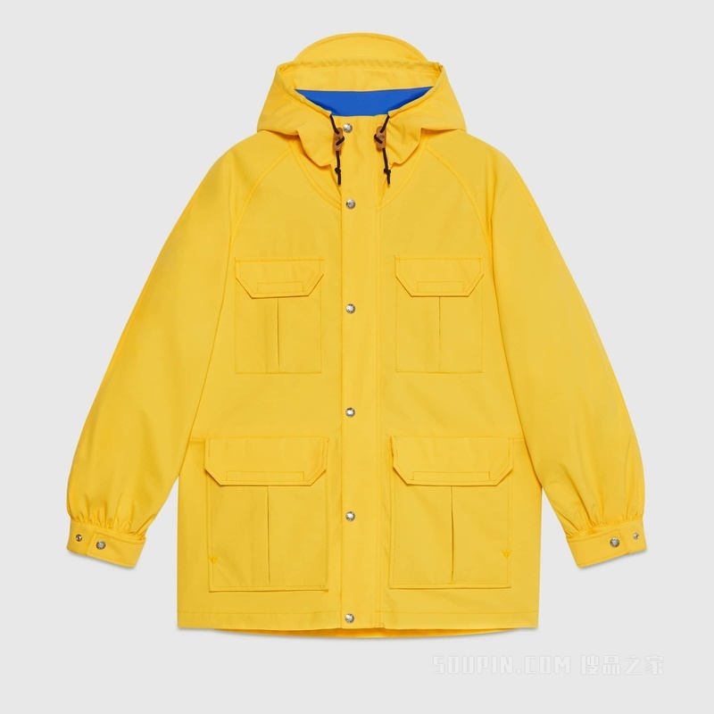 The North Face x Gucci联名系列大衣 黄色