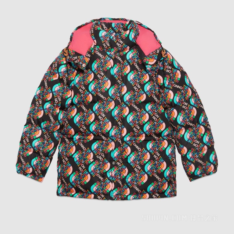 The North Face x Gucci联名系列羽绒夹克 黑色