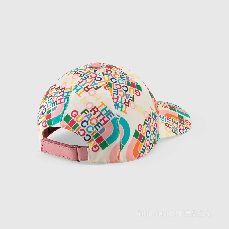 The North Face x Gucci联名系列棒球帽 象牙白色