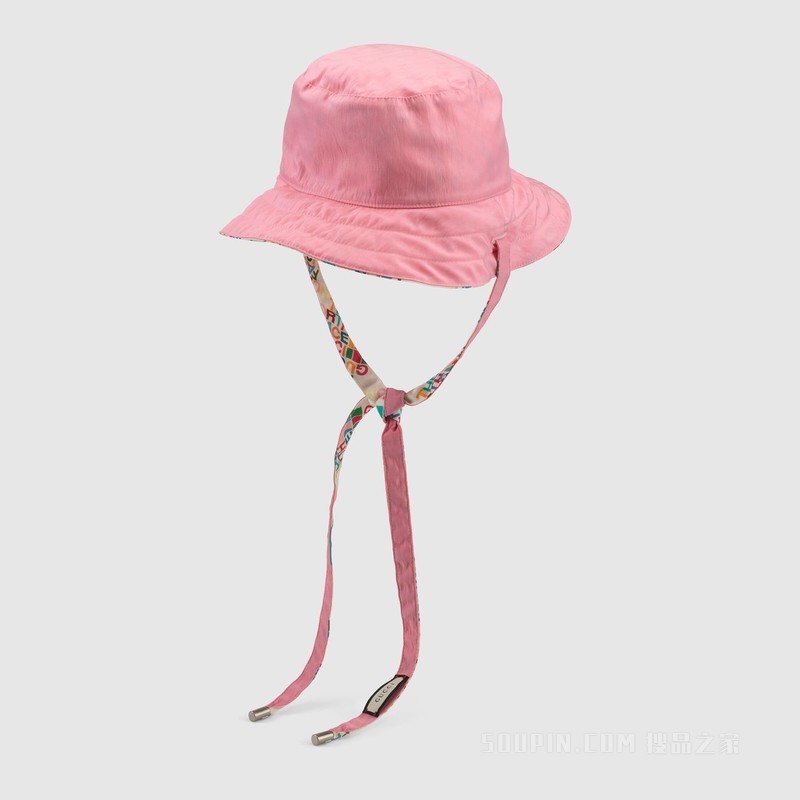 The North Face x Gucci联名系列双面渔夫帽 象牙白色