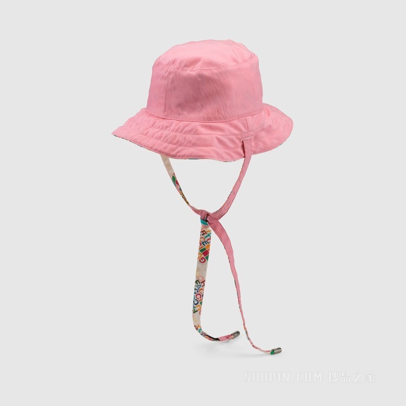 The North Face x Gucci联名系列双面渔夫帽 象牙白色