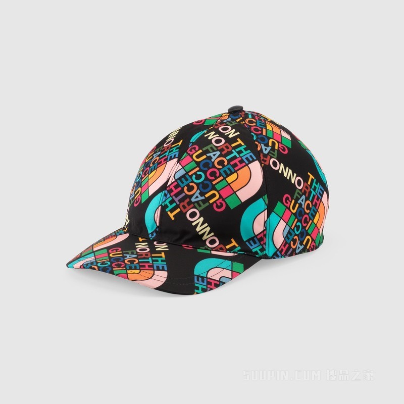 The North Face x Gucci联名系列棒球帽 黑色