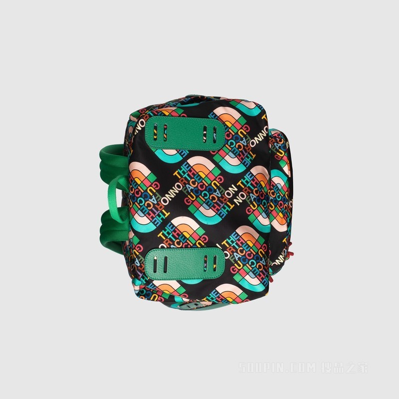 The North Face x Gucci联名系列背包 黑色再生尼龙