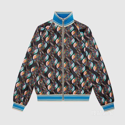 The North Face x Gucci联名系列拉链夹克 黑色