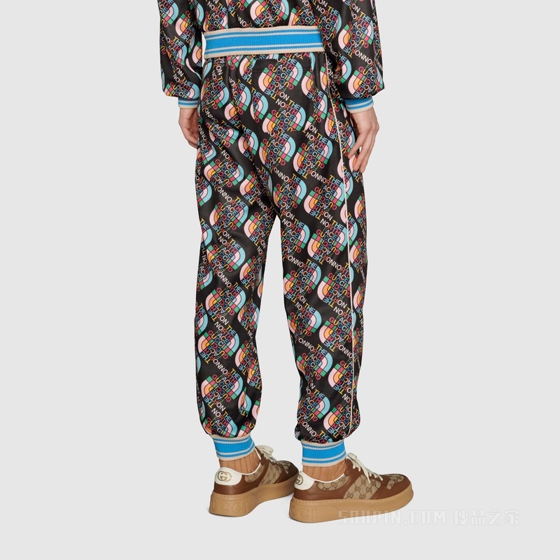 The North Face x Gucci联名系列慢跑长裤 黑色