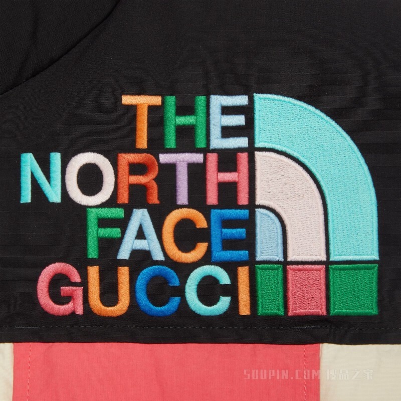 The North Face x Gucci联名系列羽绒马甲 象牙白色