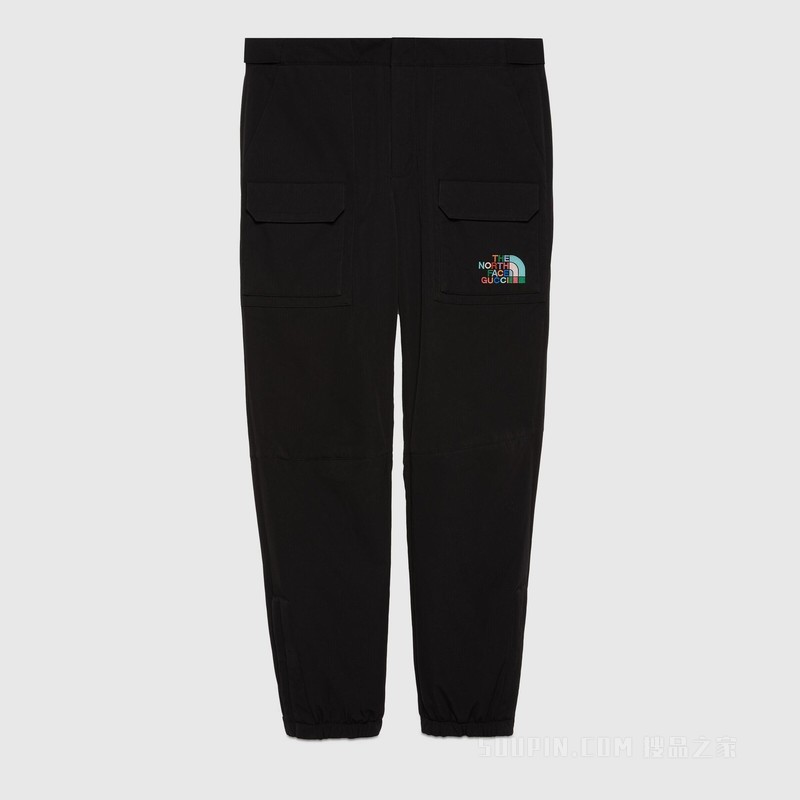 The North Face x Gucci联名系列棉质长裤 黑色