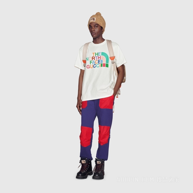 The North Face x Gucci联名系列T恤 象牙白