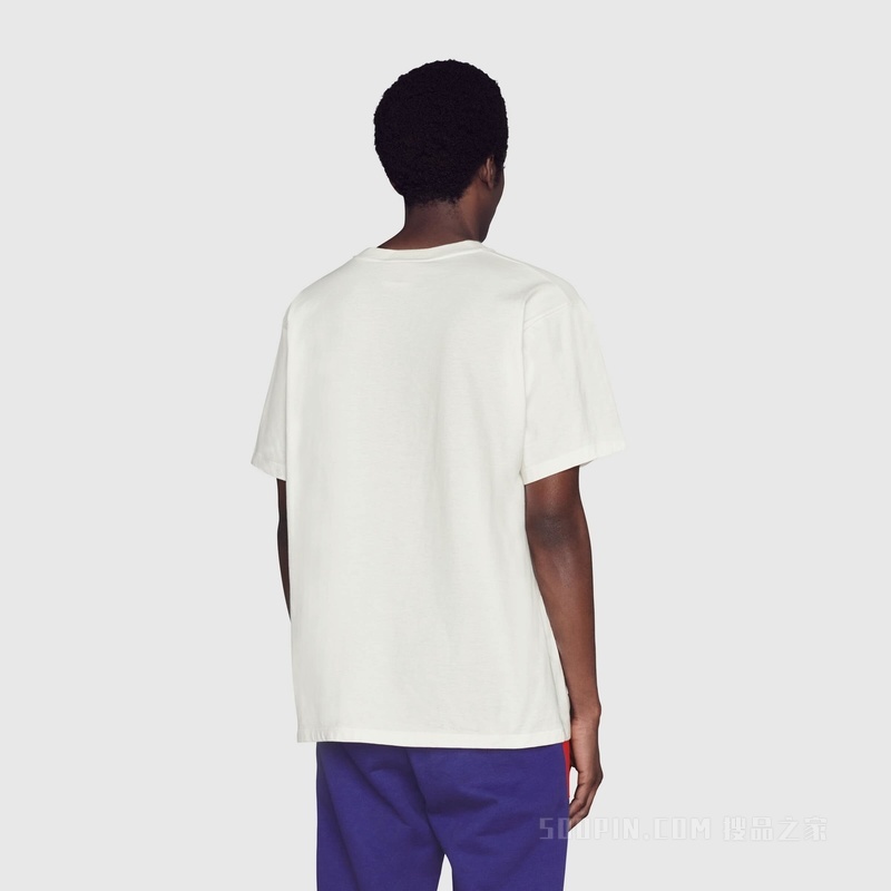 The North Face x Gucci联名系列T恤 象牙白