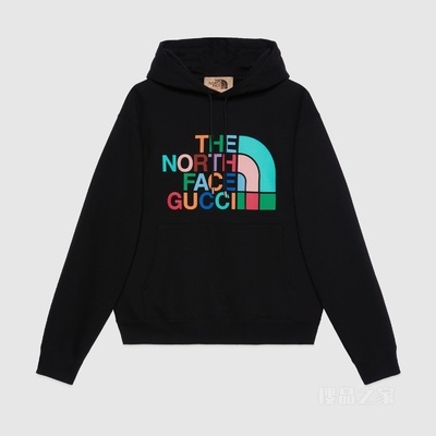 The North Face x Gucci联名系列卫衣 黑色