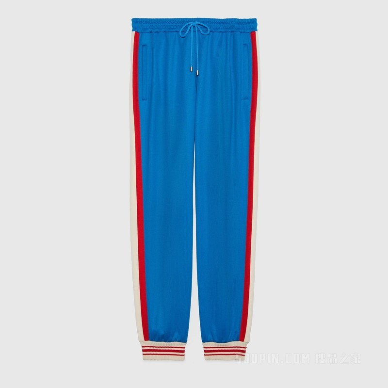 The North Face x Gucci联名系列慢跑长裤 浅蓝色