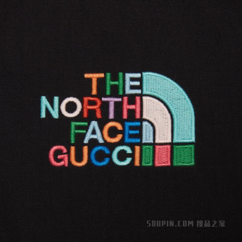 The North Face x Gucci联名系列羽绒夹克 黑色