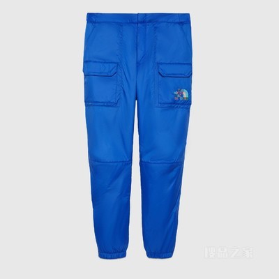 The North Face x Gucci联名系列棉质长裤 蓝色