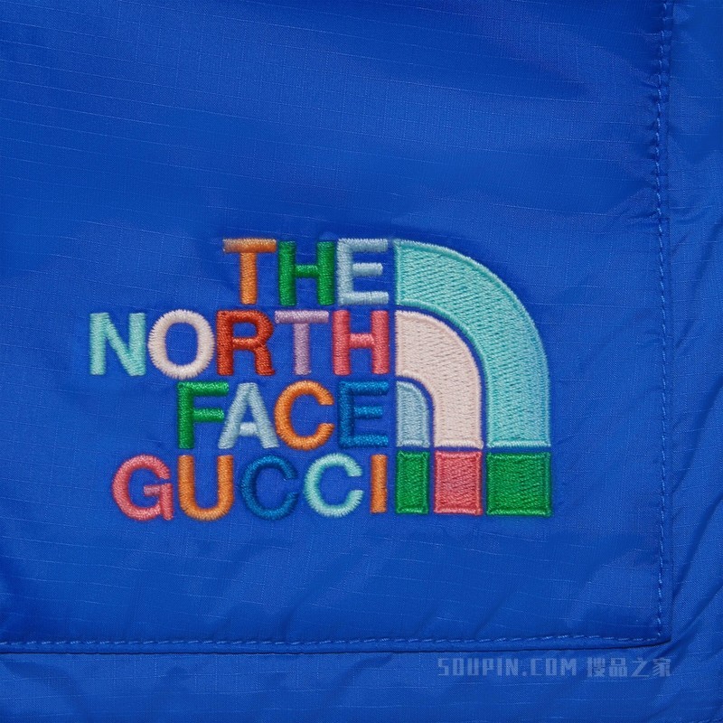 The North Face x Gucci联名系列棉质长裤 蓝色