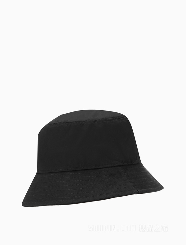 Calvin Klein 22秋冬男士休闲纯棉透气交叠刺绣遮阳渔夫帽礼物HX0508