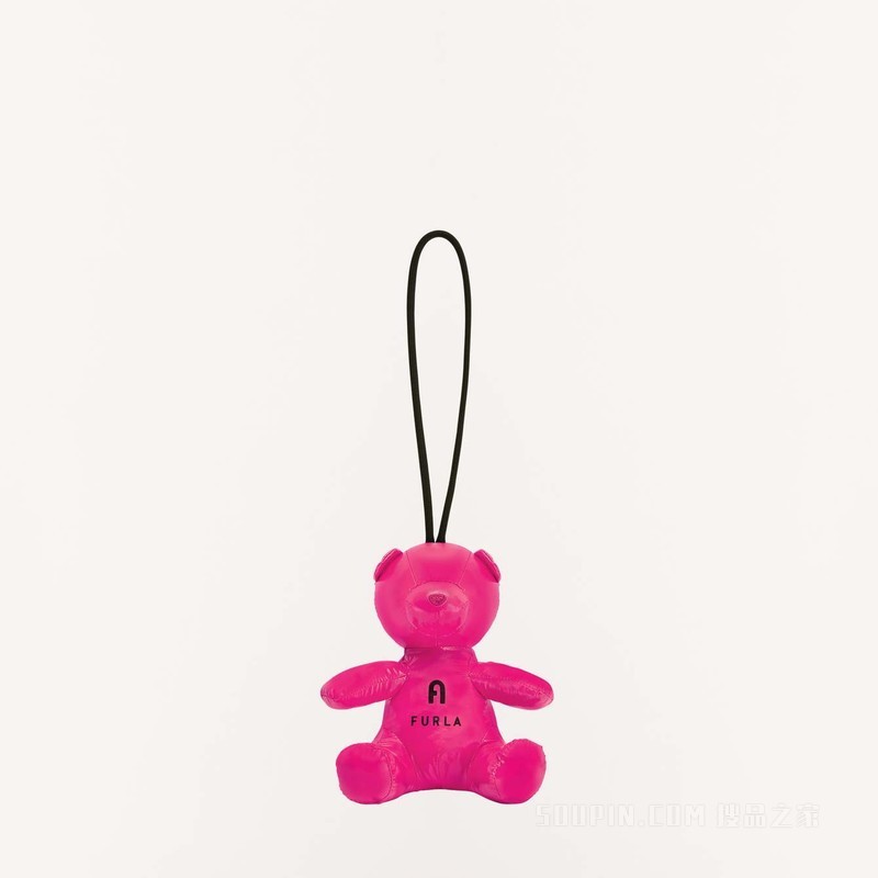 钥匙圈 Neon Pink (Pink) Furla Soft