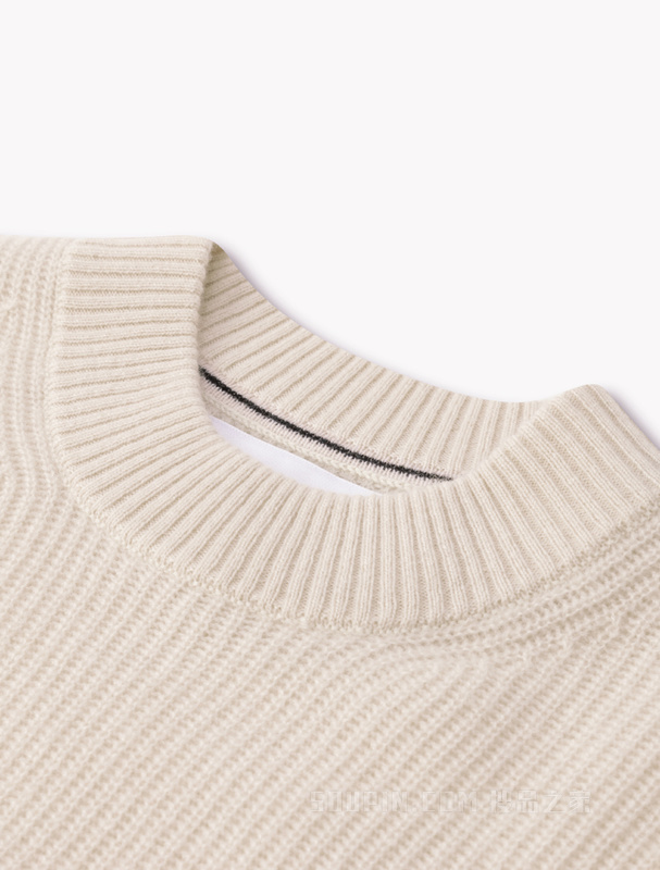 Calvin Klein 22秋冬女士时尚圆领简约刺绣羊绒衫针织毛衣J220930