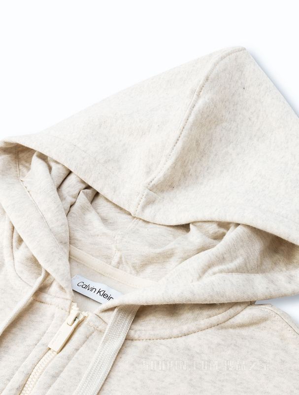 【简约系列】Calvin Klein 22秋冬男女情侣中性拉链加绒卫衣40WH104