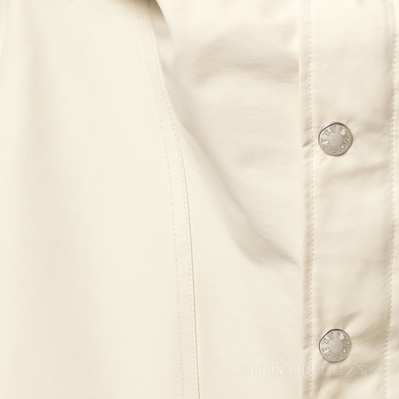 The North Face x Gucci联名系列尼龙风衣 白色