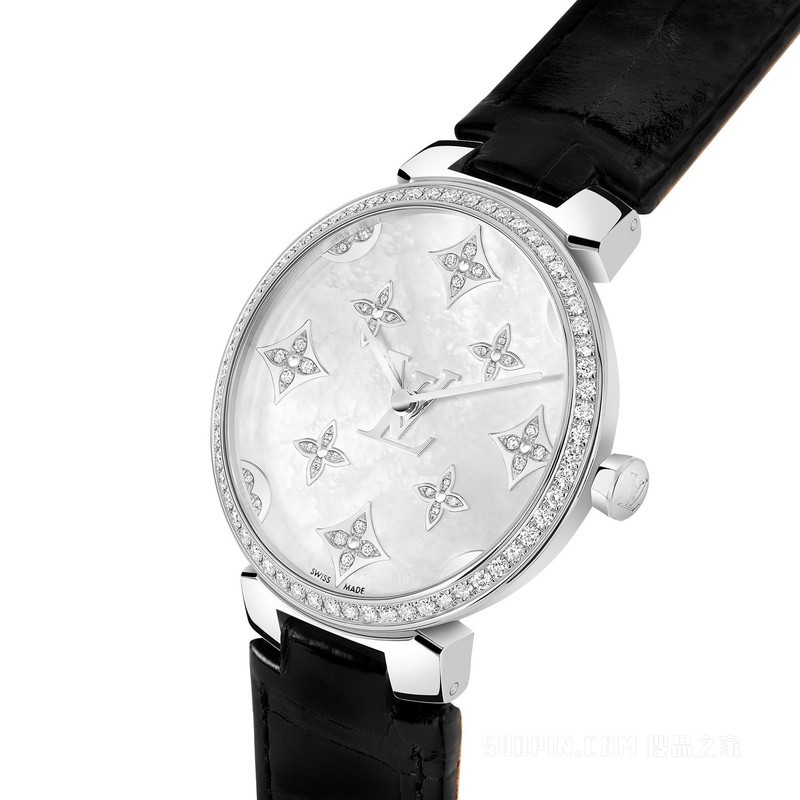 Tambour Slim Monogram Dentelle 33