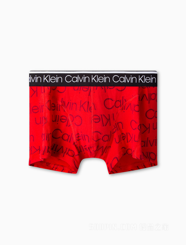 Calvin Klein 22秋冬男三条装循环LOGO腰边棉质透气贴身平角内裤NP2421O