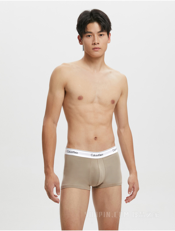 【摩登引力带】Calvin Klein 22秋冬男士两条装棉质透气平角内裤NB1086