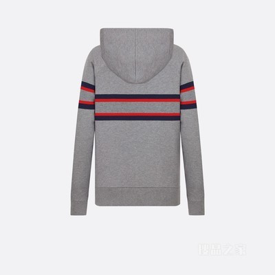 DiorAlps 连帽运动衫 灰色棉质平纹针织面料三色 Dior Star 图案