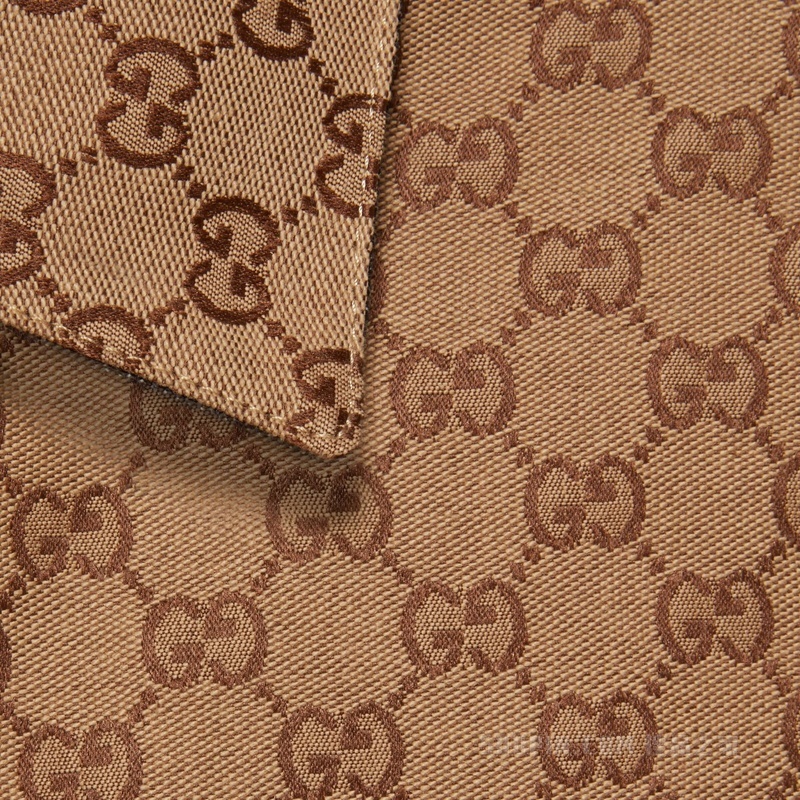 双面GG帆布牛仔夹克 蓝色、米色和乌木色