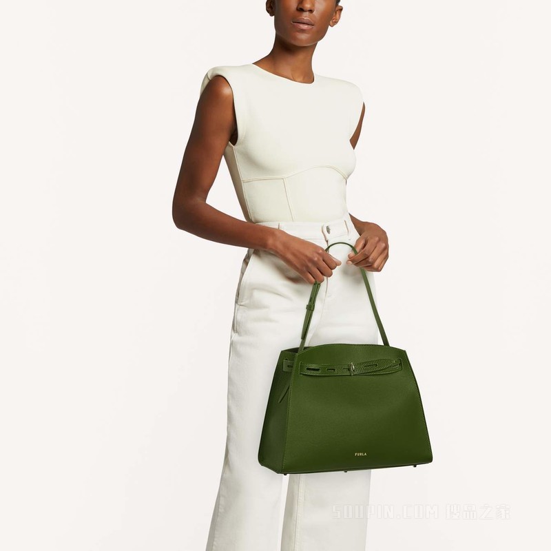 中号单肩包 Edera (Green) Furla Margherita