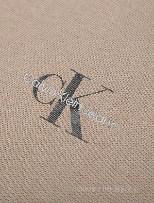 Calvin Klein 22秋冬新款女士时尚交叠LOGO宽松圆领套头卫衣J220931