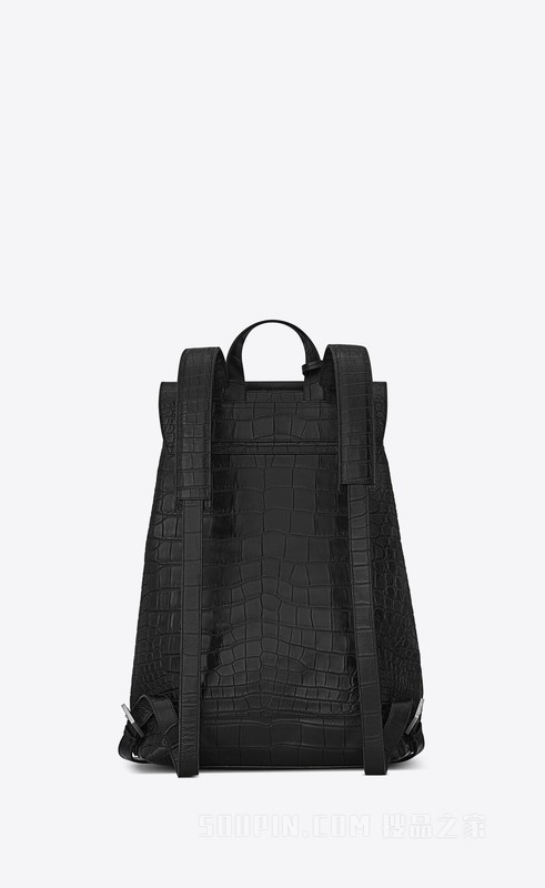 SAC DE JOUR鳄鱼纹压印皮革细长型大号手袋