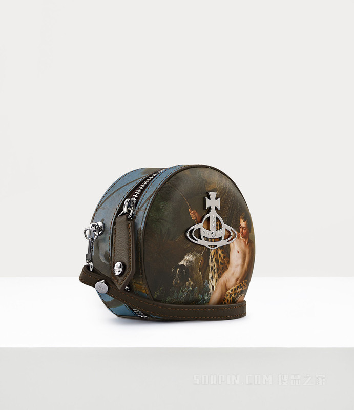 Fisherman Mini Round Crossbody Bag
