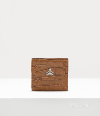 Crocodile Medium Wallet With Coin Pocket