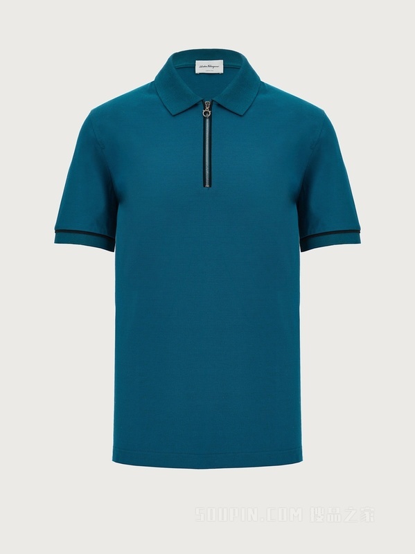 棉质珠地布POLO衫