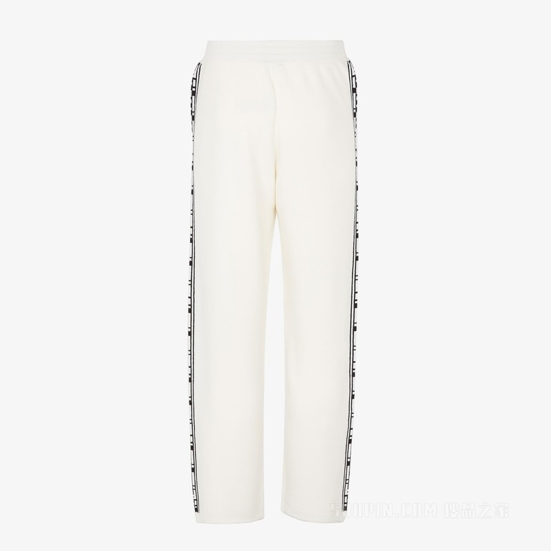 长裤 白色羊绒长裤