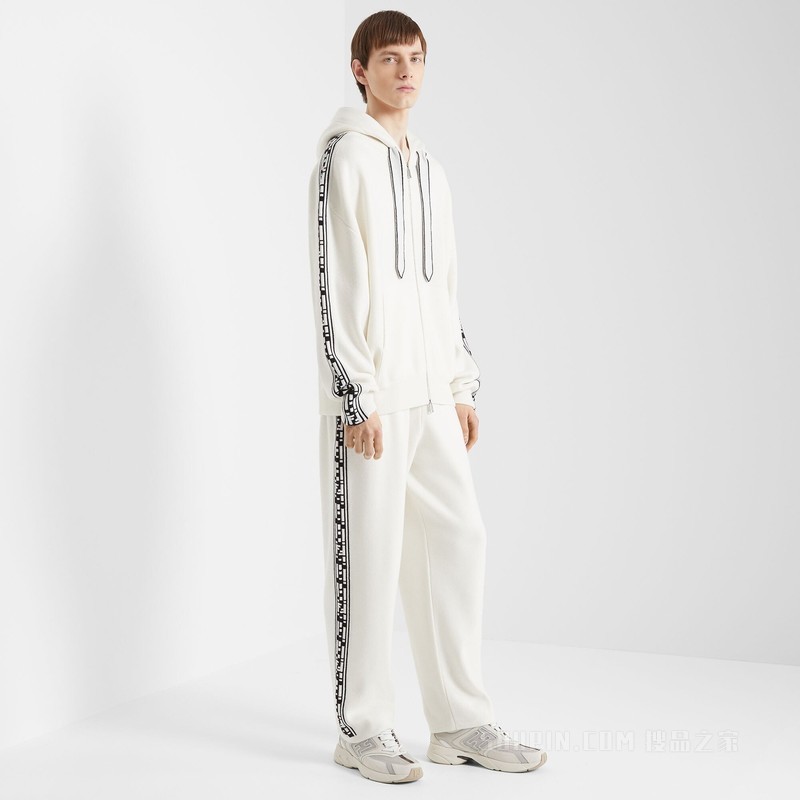 长裤 白色羊绒长裤