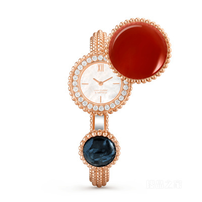 Perlée Toi & Moi secret腕表，中号款式