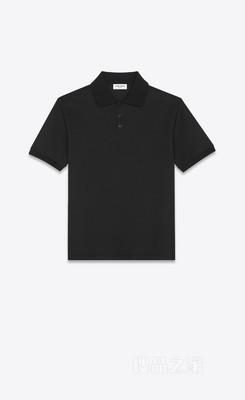 Monogram珠地棉polo衫