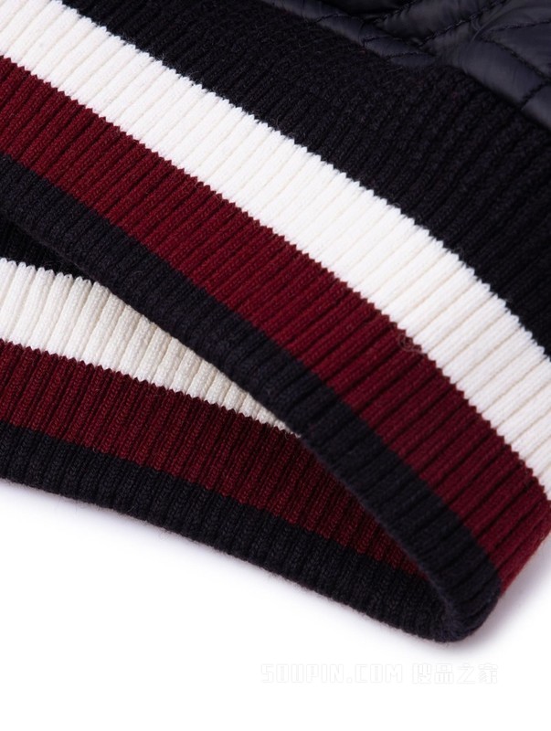 魔力方22新款秋冬男装学院风绗缝拼色棒球保暖铺棉夹克29055