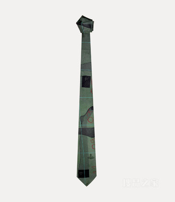 ★Vivienne Westwood★ [Vivienne Westwood] Men's Silk Tie 810 Vivienne Westwood Men's New Tie Orb Blue White Plaid Check