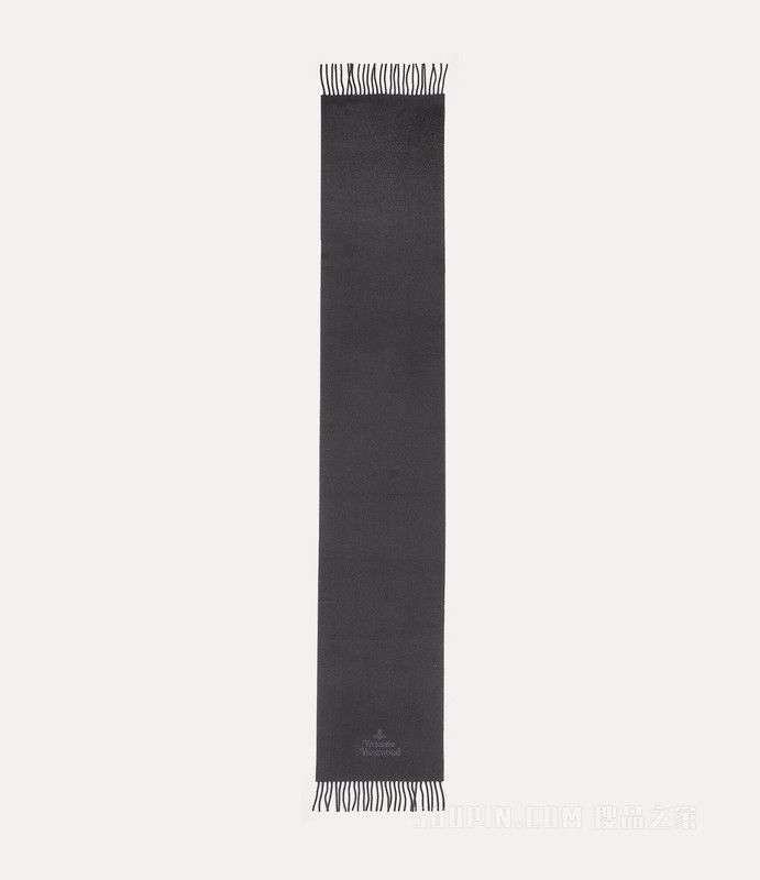 Embroidered Lambswool Scarf
