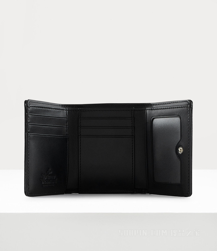 Shiny Patent Small Frame Wallet