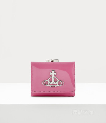 Shiny Patent Small Frame Wallet