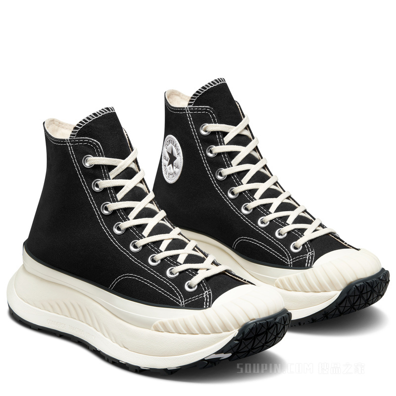 【男女同款】Chuck 70 AT-CX厚底高帮运动鞋 中性 黑色