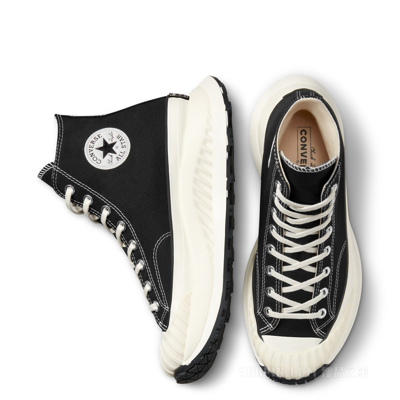 【男女同款】Chuck 70 AT-CX厚底高帮运动鞋 中性 黑色