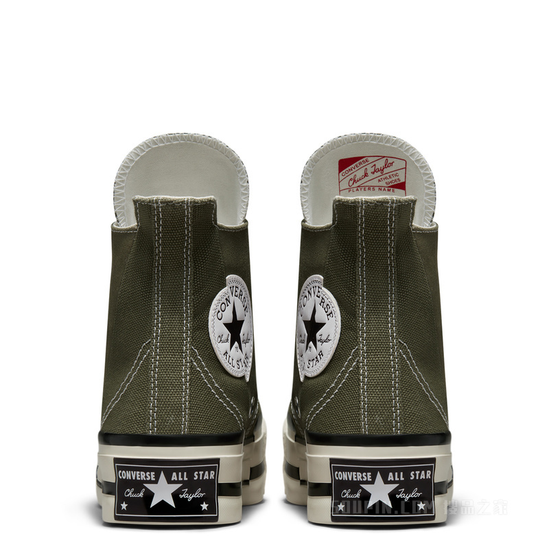 【男女同款】Chuck 70 Plus不对称帆布鞋 中性 绿色